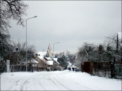 Maišiagala. Town streets 