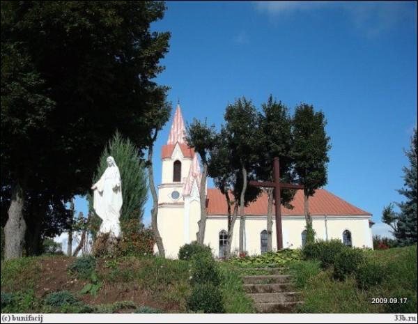 Maišiagala. Catholic church of the Assumption of the Blessed Virgin Mary