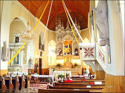 Maišiagala. Catholic church of the Assumption of the Blessed Virgin Mary