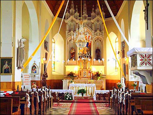 Maišiagala. Catholic church of the Assumption of the Blessed Virgin Mary