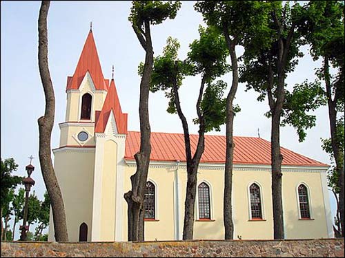 Maišiagala. Catholic church of the Assumption of the Blessed Virgin Mary