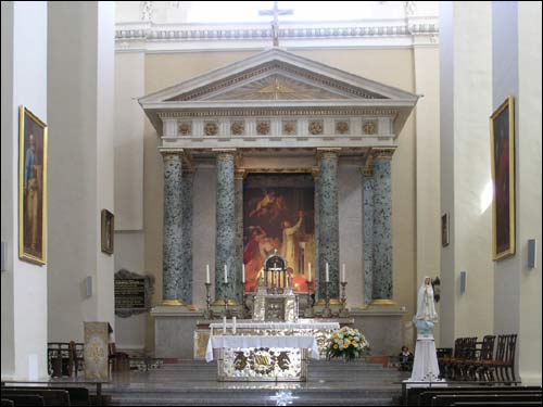  - Catholic church Cathedral. High altar