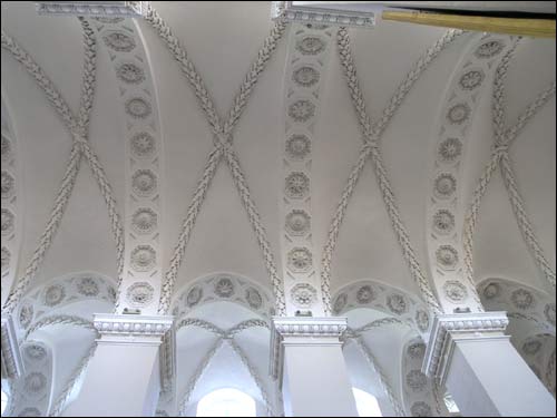  - Catholic church Cathedral. Central nave. Ceiling