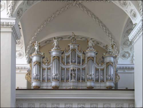  - Catholic church Cathedral. Organ face