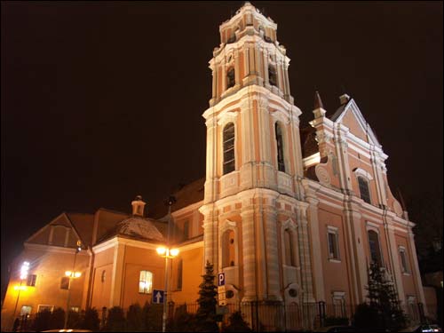 Vilnius. Catholic church of All Saints and monastery of Carmelites