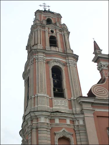 Vilnius. Catholic church of All Saints and monastery of Carmelites