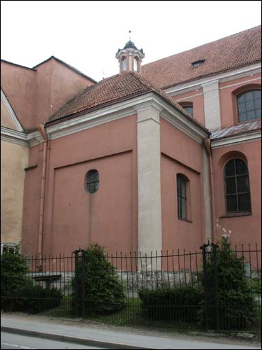 Vilnius. Catholic church of All Saints and monastery of Carmelites