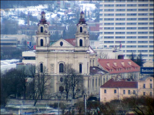 Вільня. Касцёл Святога Рафала і кляштар езуітаў