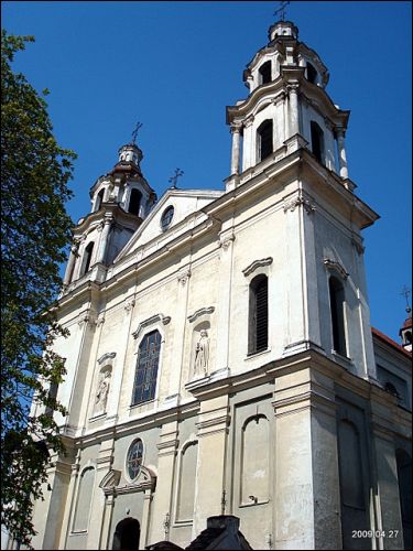  - Kościół Św. Rafała i klasztor Jezuitów. Fasada zachodnia