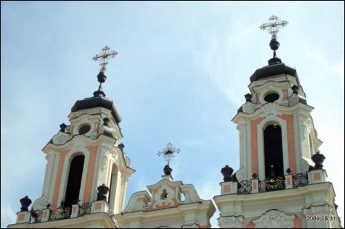  - Kościół Św. Katarzyny i klasztor Benedyktynek. Wieżyczki