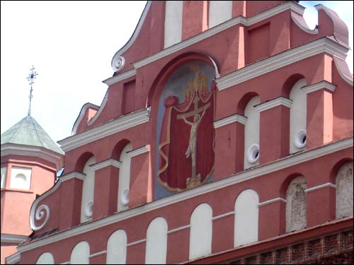  - Kościół Śww. Franciszka i Bernardyna i klasztor Bernardynów. Fronton
