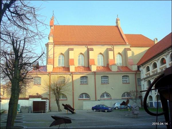 Vilnius. Catholic church of St. Ignatius and the Jesuits Monastery