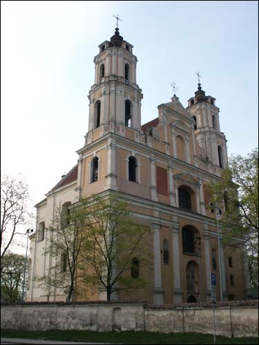 Wilno. Kościół Śww. Jakuba i Filipa i klasztor Dominikanów