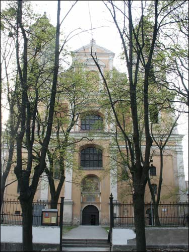 Vilnius. Catholic church of St. Jacob and St. Philip and the Monastery of Dominican