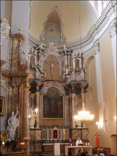 Vilnius. Catholic church of St. Jacob and St. Philip and the Monastery of Dominican