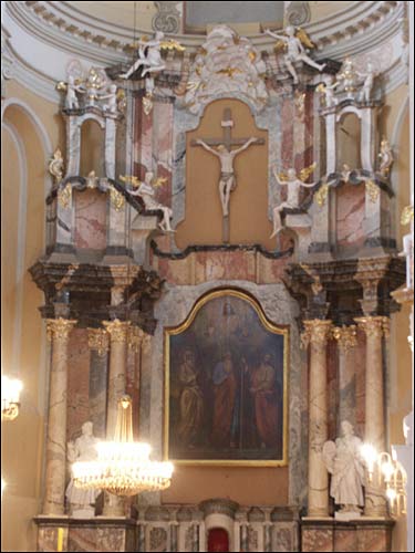 Vilnius. Catholic church of St. Jacob and St. Philip and the Monastery of Dominican