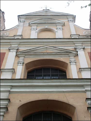 Vilnius. Catholic church of St. Jacob and St. Philip and the Monastery of Dominican