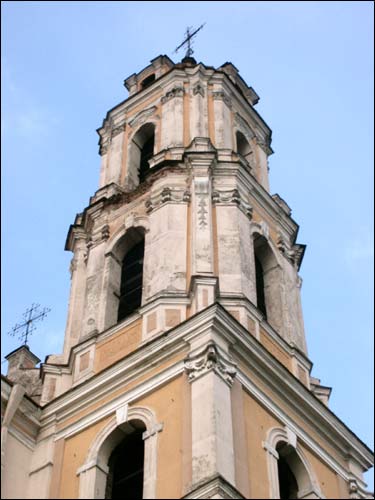 Vilnius. Catholic church of St. Jacob and St. Philip and the Monastery of Dominican