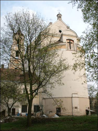 Vilnius. Catholic church of St. Jacob and St. Philip and the Monastery of Dominican