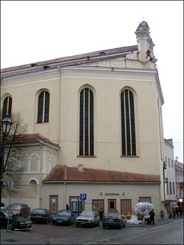 Vilnius. Catholic church of St. John the Baptist and St. Jonh the Apostle and Evangelist