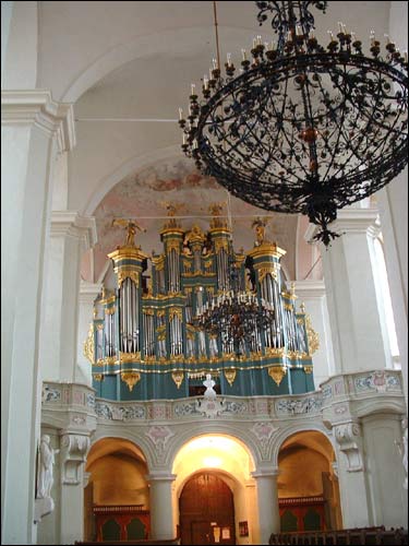 Vilnius. Catholic church of St. John the Baptist and St. Jonh the Apostle and Evangelist