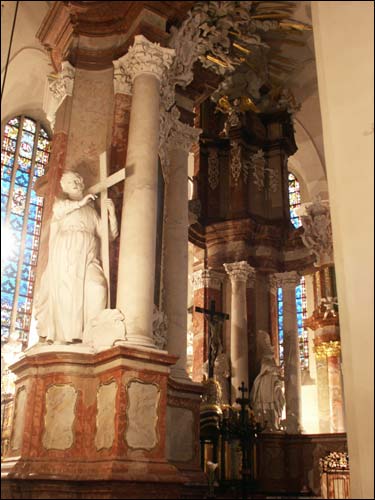 Vilnius. Catholic church of St. John the Baptist and St. Jonh the Apostle and Evangelist
