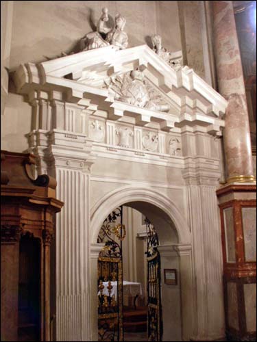 Vilnius. Catholic church of St. John the Baptist and St. Jonh the Apostle and Evangelist