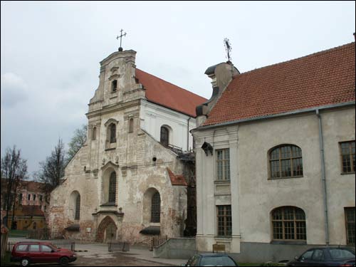 Wilno.  Kościół Wniebowzięcia NMP i klasztor OFM