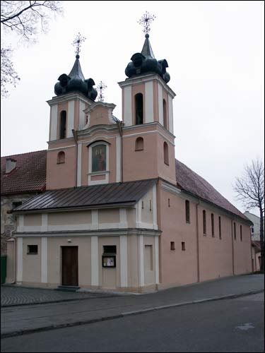 Vilnius. Catholic church of the Holy Cross and the Monastery of Bonifratri