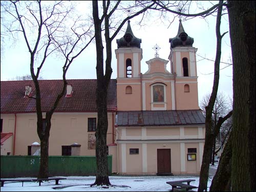 Vilnius. Catholic church of the Holy Cross and the Monastery of Bonifratri