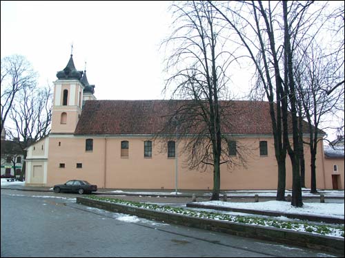 Vilnius. Catholic church of the Holy Cross and the Monastery of Bonifratri
