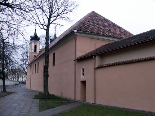 Vilnius. Catholic church of the Holy Cross and the Monastery of Bonifratri
