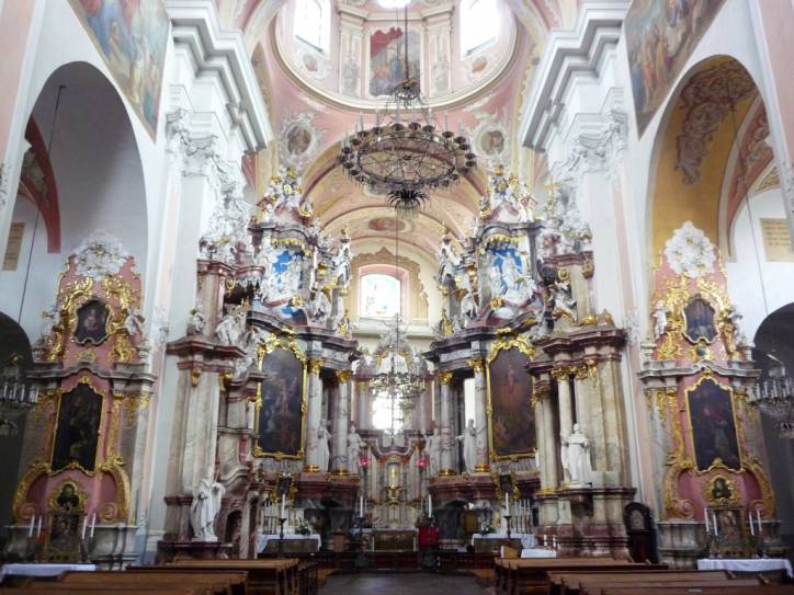 Vilnius. Catholic church of the Holy Spirit and the Dominican Monastery