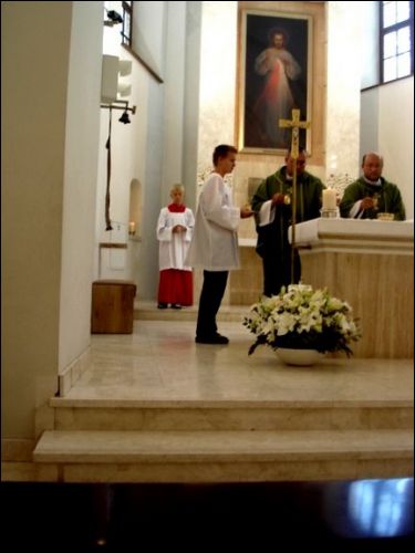  - Kościół Św. Trójcy. Msza św. w Sanktuarium Miłosierdzia Bożego, lipiec 2008