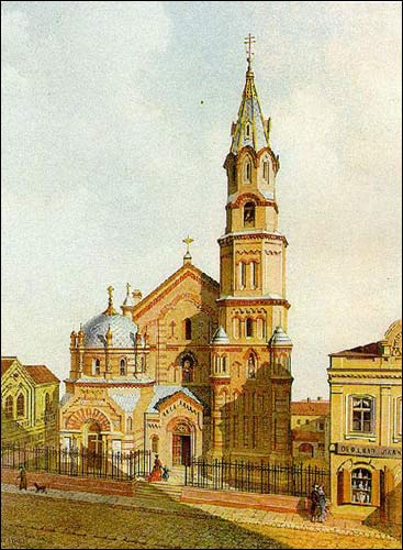  - Orthodox church of St. Nicholas. Orthodox church of st. Nicholas after rebuild in 1864