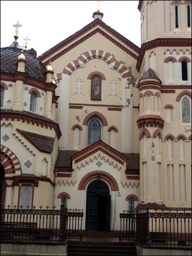  - Orthodox church of St. Nicholas. Main facade. Fragment