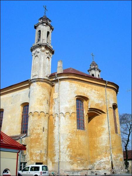 Vilnius. Orthodox church of the Holy Trinity and the monastery of Basilians (Uniate)