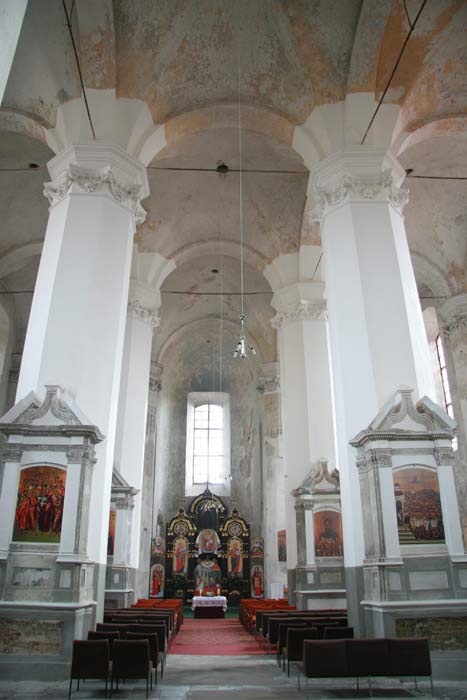 Vilnius. Orthodox church of the Holy Trinity and the monastery of Basilians (Uniate)