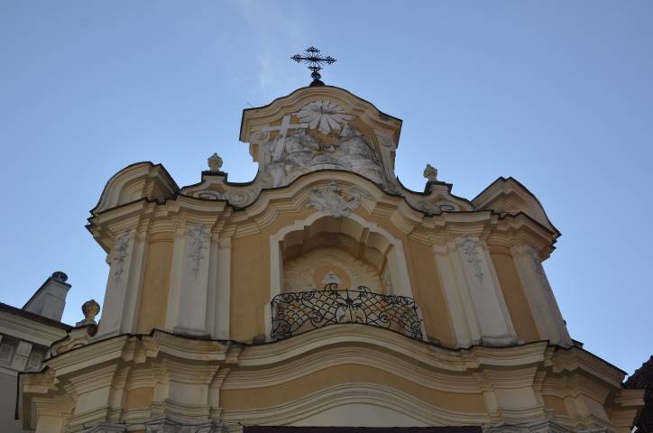 Vilnius. Orthodox church of the Holy Trinity and the monastery of Basilians (Uniate)