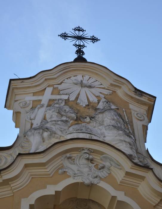 Vilnius. Orthodox church of the Holy Trinity and the monastery of Basilians (Uniate)