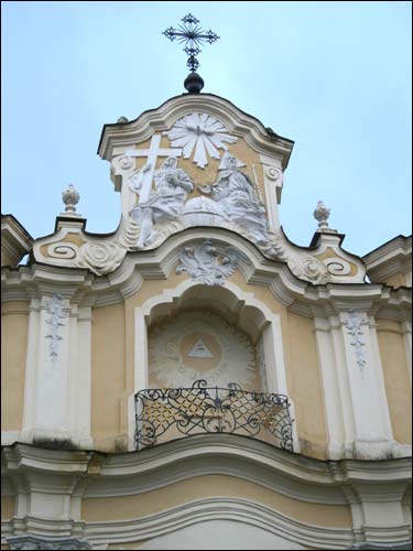 Vilnius. Orthodox church of the Holy Trinity and the monastery of Basilians (Uniate)
