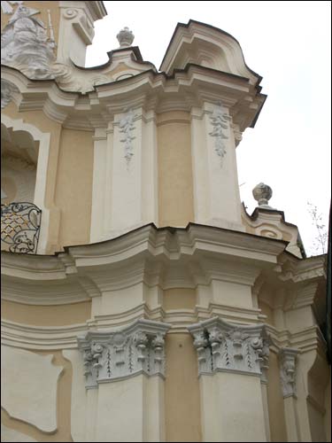 Vilnius. Orthodox church of the Holy Trinity and the monastery of Basilians (Uniate)
