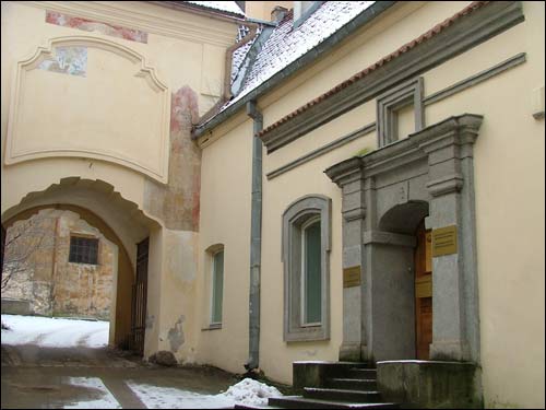Vilnius. Orthodox church of the Holy Trinity and the monastery of Basilians (Uniate)