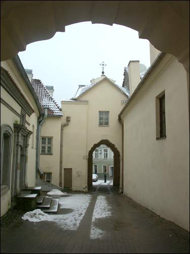 Vilnius. Orthodox church of the Holy Trinity and the monastery of Basilians (Uniate)
