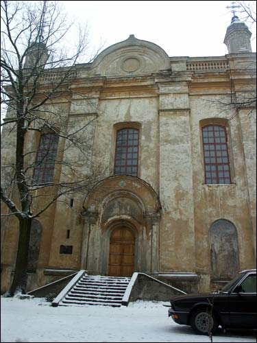 Vilnius. Orthodox church of the Holy Trinity and the monastery of Basilians (Uniate)