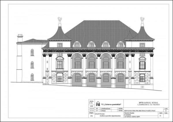 Wilno. Pałac Sapiehów