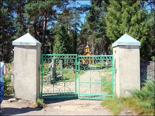 Niemenczyn. Cmentarz katolicki. Kaplica