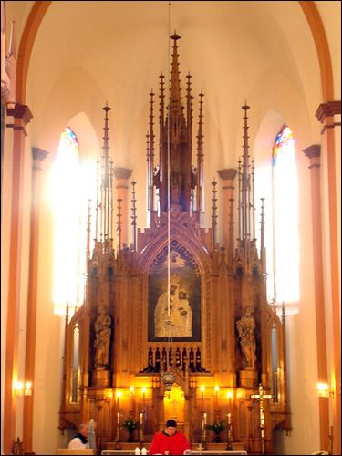 Kernavė. Catholic church 