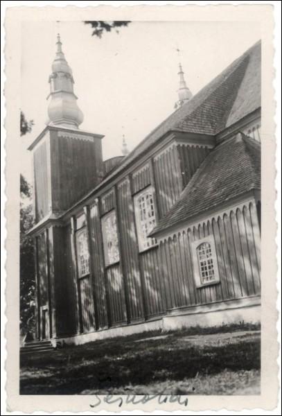 Šešuoliai. Catholic church of St. Joseph