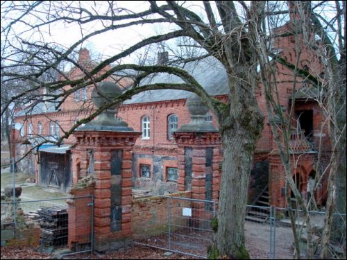 Landwarów. Dwór gospodarczy Tyszkiewiczów